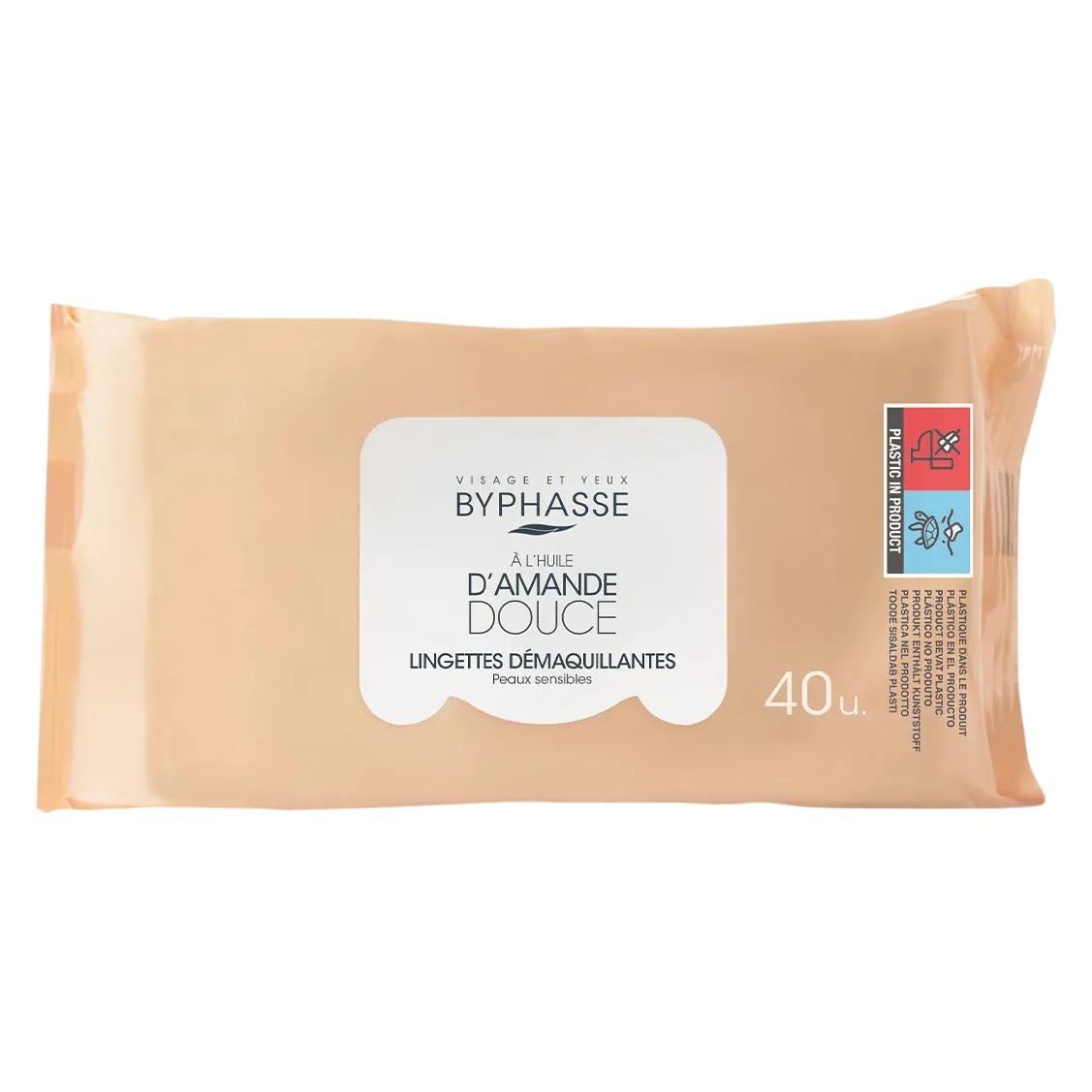 Byphasse Toallitas Desmaquillante Piel Sensibles 40 Unidades (Reinigungstücher Gesicht) (49962041)