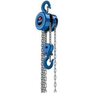 Scheppach Kettenzug 4907402000, CB02, Flaschenzug, 2000kg Tragkraft, manuell, Hubhöhe 3m