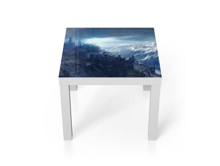 DEQORI Couchtisch 'Gipfel der Zukunft', Glas Beistelltisch Glastisch modern