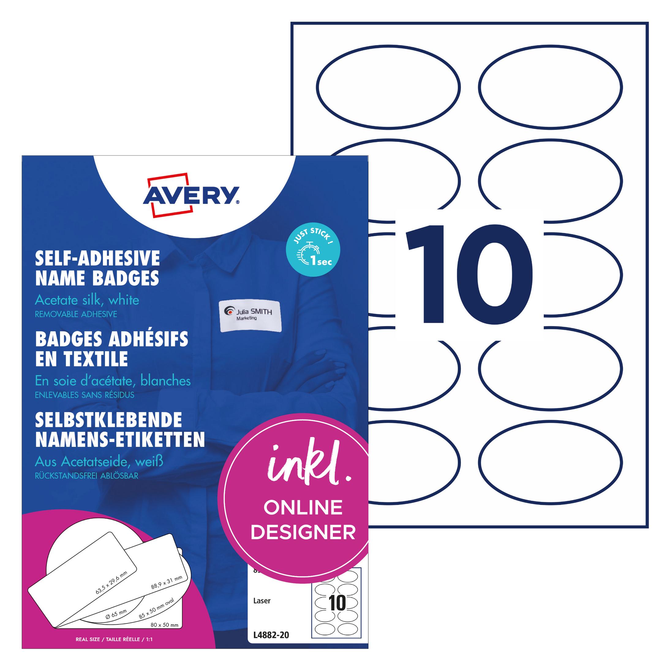 Avery Im Namen der Labels (L4882-20)