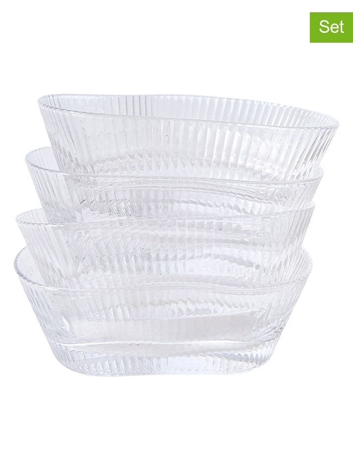 Muubs 4er-Set: Snackschalen "Ripe" - (B)12 x (H)4 x (T)9,5 cm - onesize