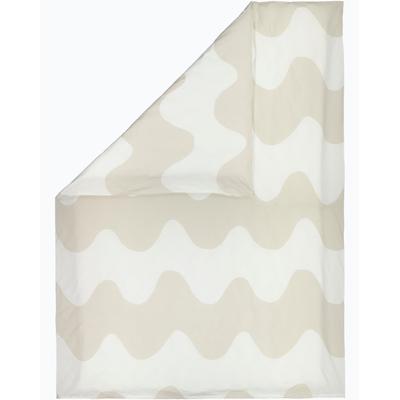 Bettbezug MARIMEKKO "LOKKI", beige, B:140cm L:200cm, Perkal (Bio-Baumwolle), Obermaterial: 100% Baumwolle, Bettbezüge, Perkal Bettwäsche in 130-140cmx200cm, Kissenbezug separat verfügbar