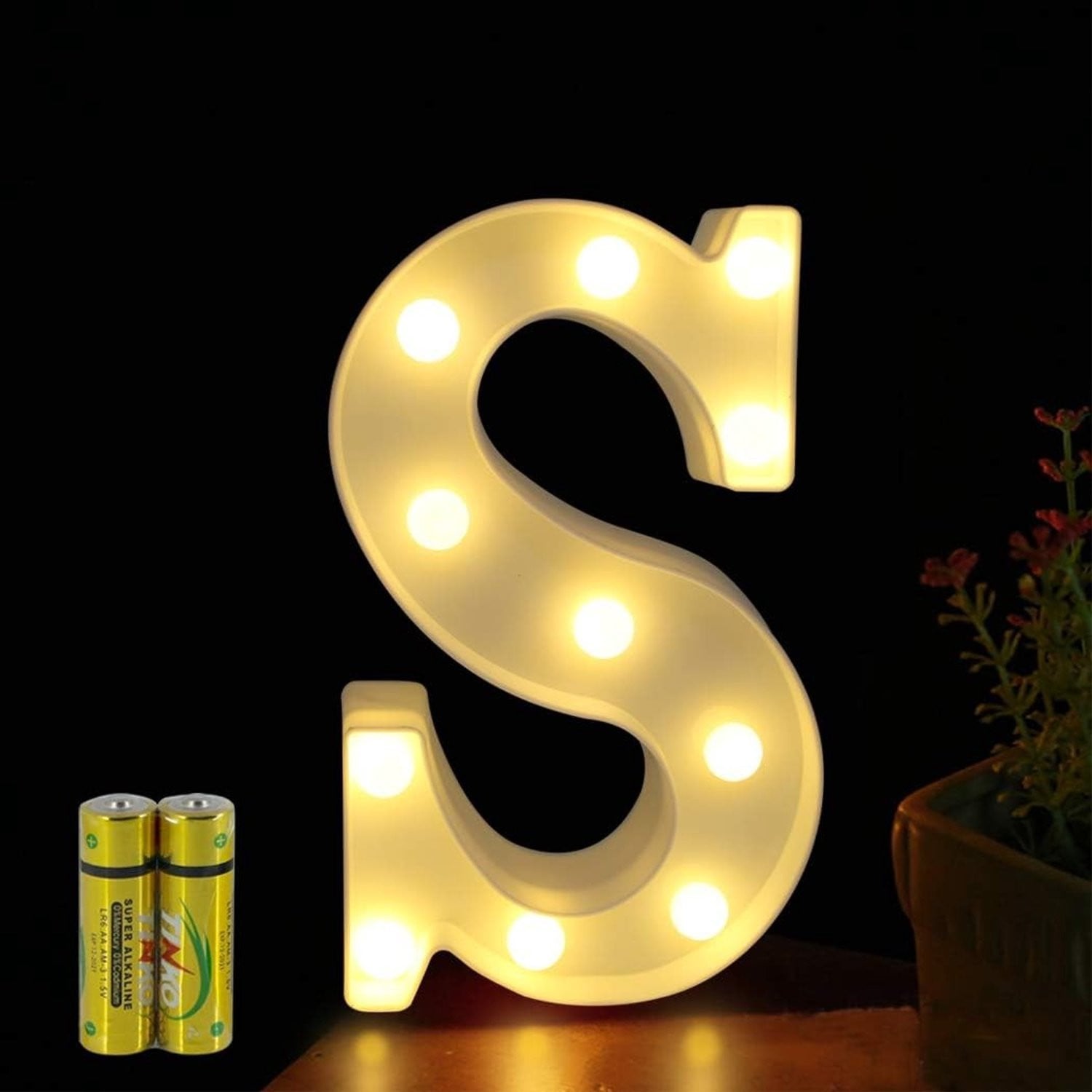 Verlichte Alphabet LED Lamp voor Kinderkamers en Slaapkamers
