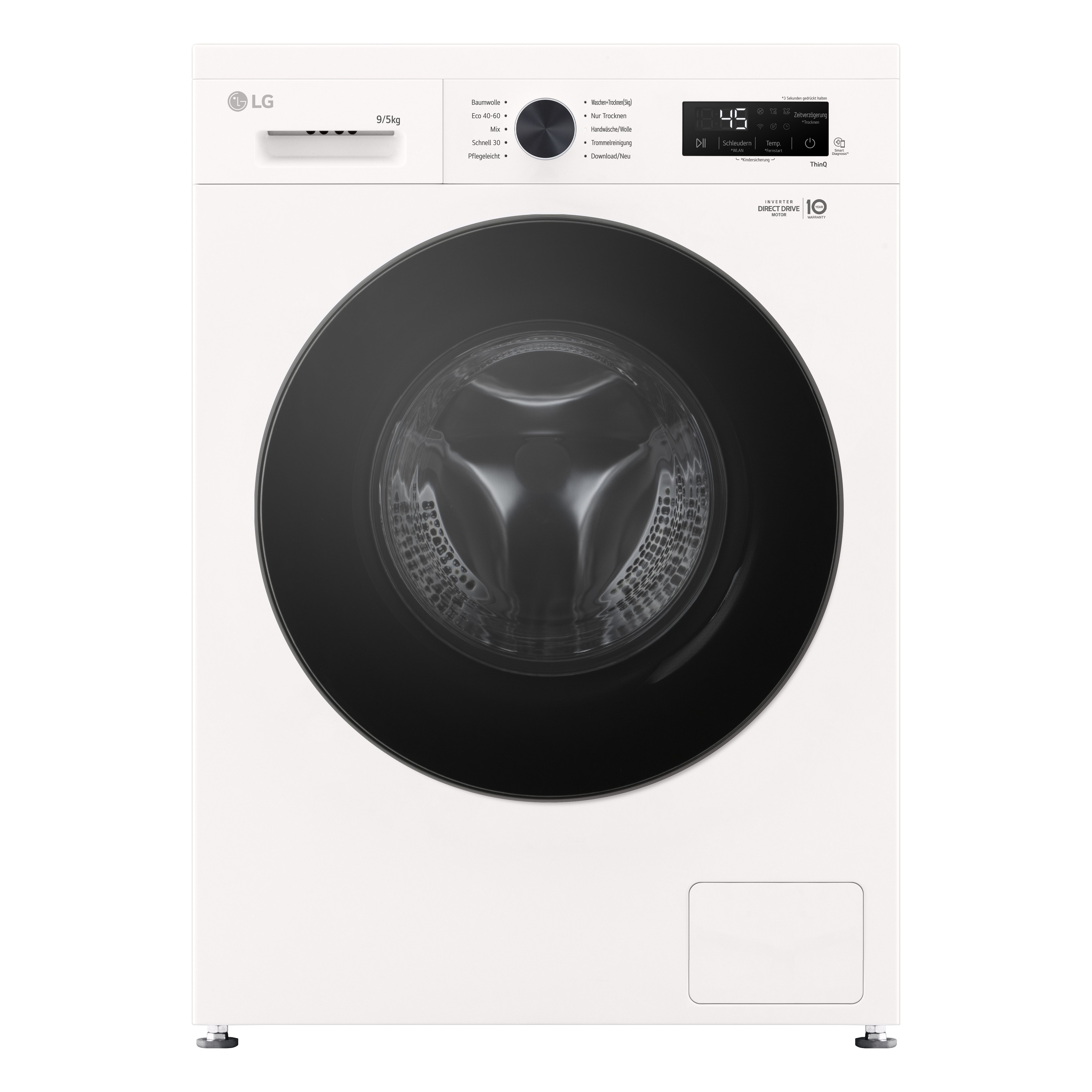 LG W4WB3095Y 9 kg / 5 kg Waschtrockner 1300 U/min (Weiß)
