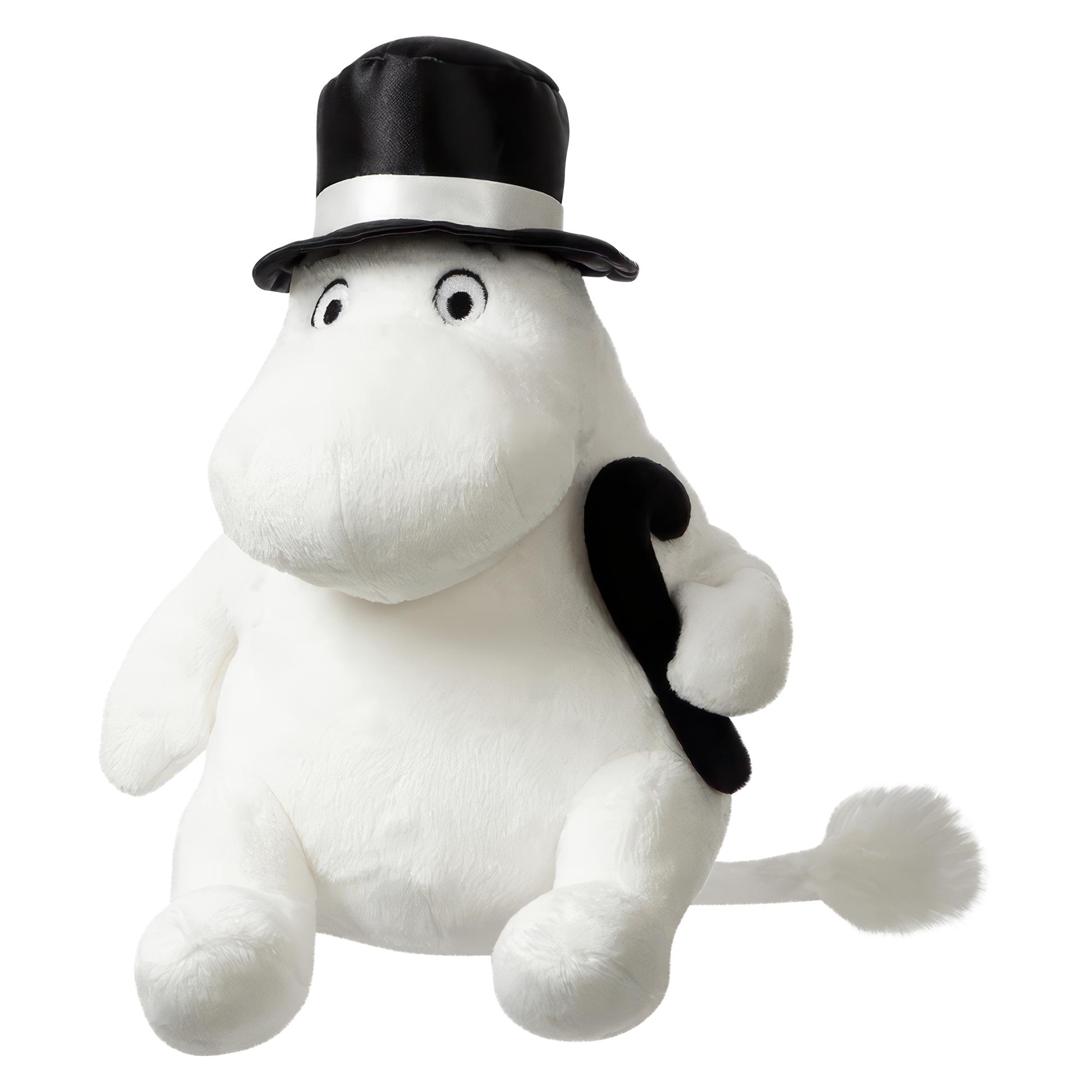 Aurora , 60990, Moomin Official Merchandise, Moominpappa, 8In, Soft Toy, White (20.50 cm) (26532)
