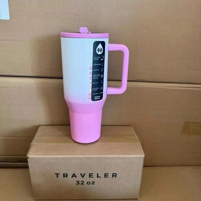 Uplifted Goods Insulated Stainless Steel Travel Tumbler With Straw Lid candy Coated 32oz
