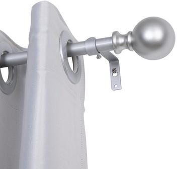 UTOPIA ALLEY 3/4 Inch Curtain Rod - Curtain Rods For Windows, Adjustable Drapery Rod