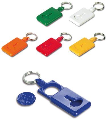 Portachiavi Moneta 0,50€ ABS resistente   Personalizzate o neutre