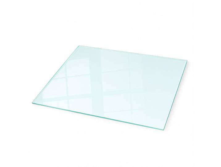 Tulup Kaminbodenplatte 120x80 cm transparent, Transparent, Glas, Rechteckig, 120x80x0.4 cm, Elektrogeräte, Heizgeräte, Elektrokamine