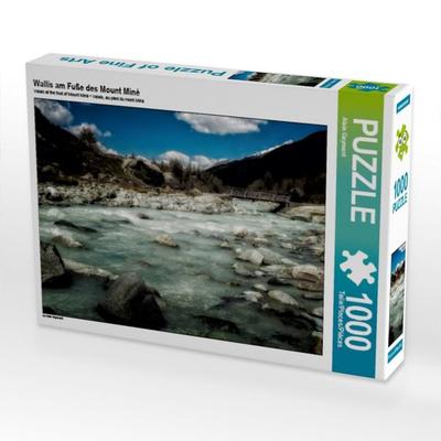 CALVENDO Puzzle Wallis am Fuße des Mount Miné | 1000 Teile Lege-Größe 64x48cm Foto-Puzzle für glückliche Stunden