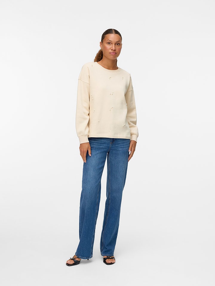 Vero Moda Sweatshirt in Beige - XS