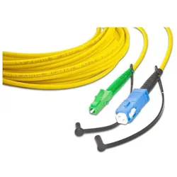 Wirewin Lightwin LWL-Patchkabel Singlemode LC/APC – SC, OS2, Simplex, 30 (30 m), Netzwerkkabel
