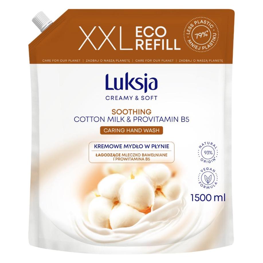 Luksja Cremige Flssigseife, Baumwolle, Vorrat 1500ml (Flüssigseife, 1500 ml) (47274275)