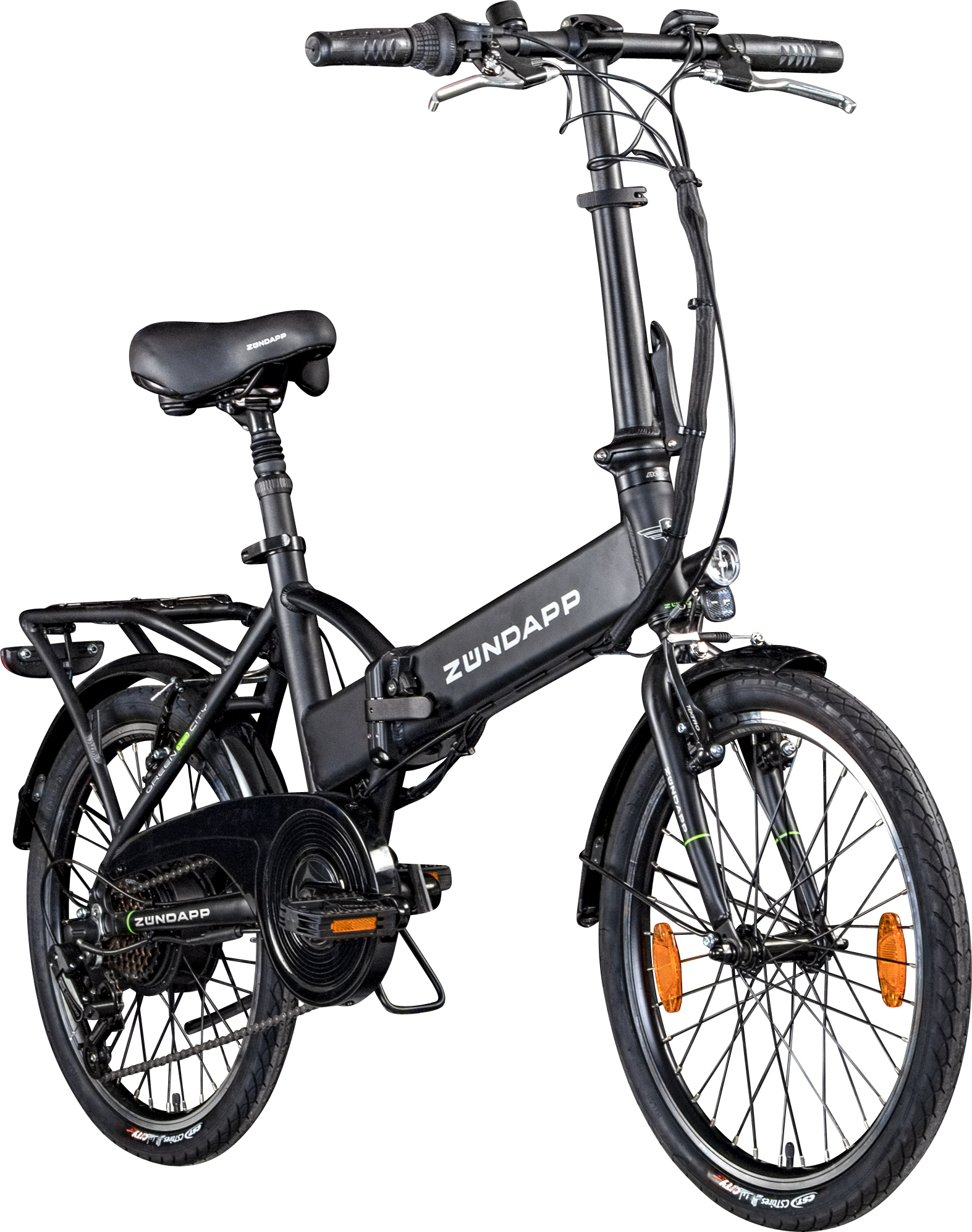 Zündapp Green 1.0 E Bike 20 Zoll Elektro Klapprad für Erwachsene 150 - 180 cm 6 Gänge
