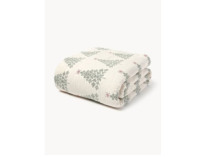 Couvre-lit jacquard avec motif de Noël Cianna