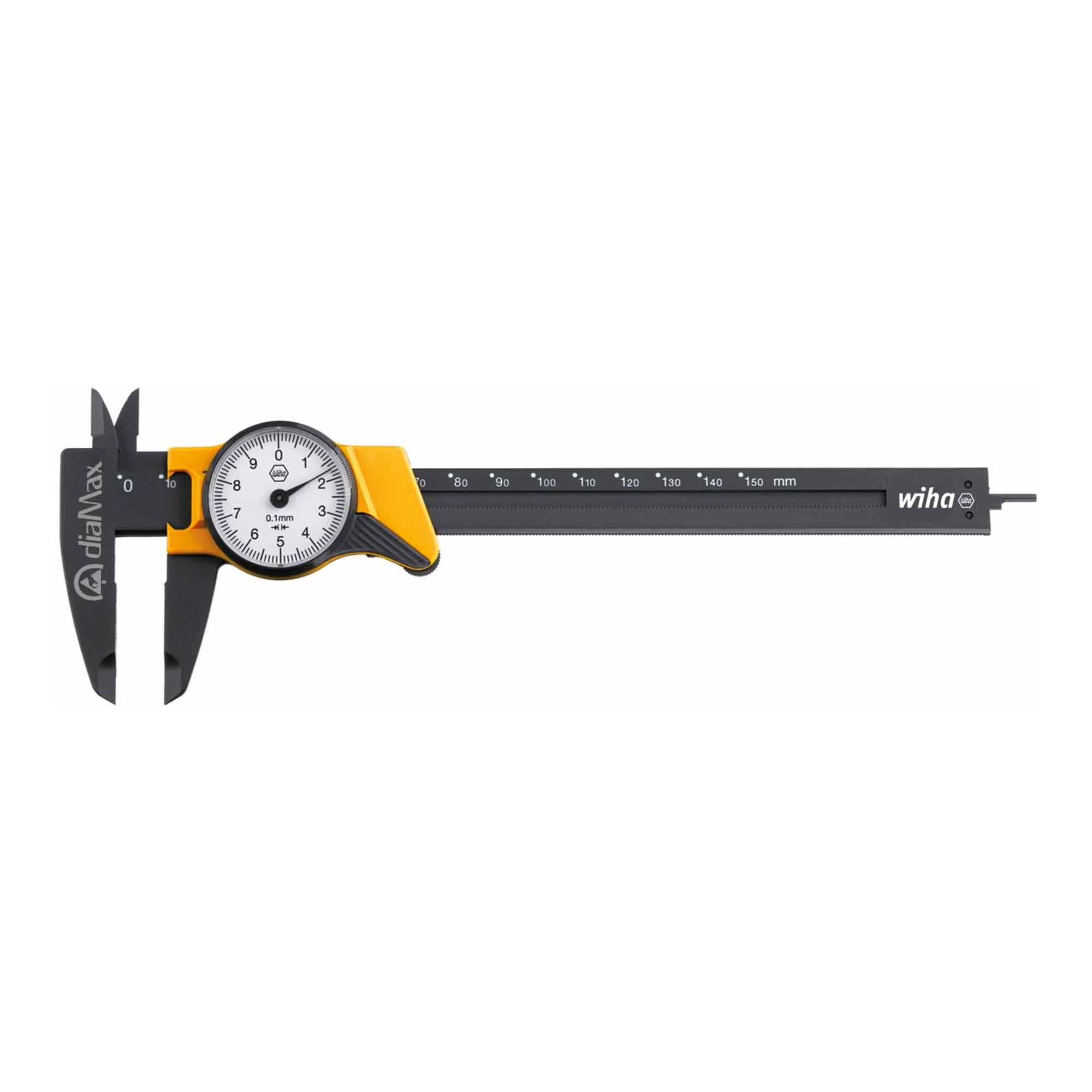 Wiha Uhrmessschieber dialMax® ESD Ablesung 0,1 mm 150 mm (31439)