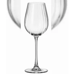Nuform Weingläser - Optic Serie - 6 Stück - 40 cl - Kristallglas