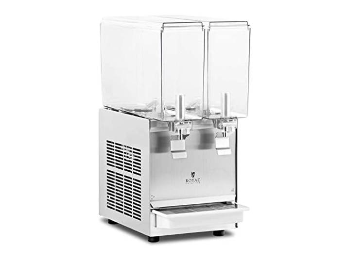 Royal Catering RC-JDD02 Saftspender 2 x 10 L Kühlsystem Dispenser Getränkespender Getränkespender mit Zapfhahn