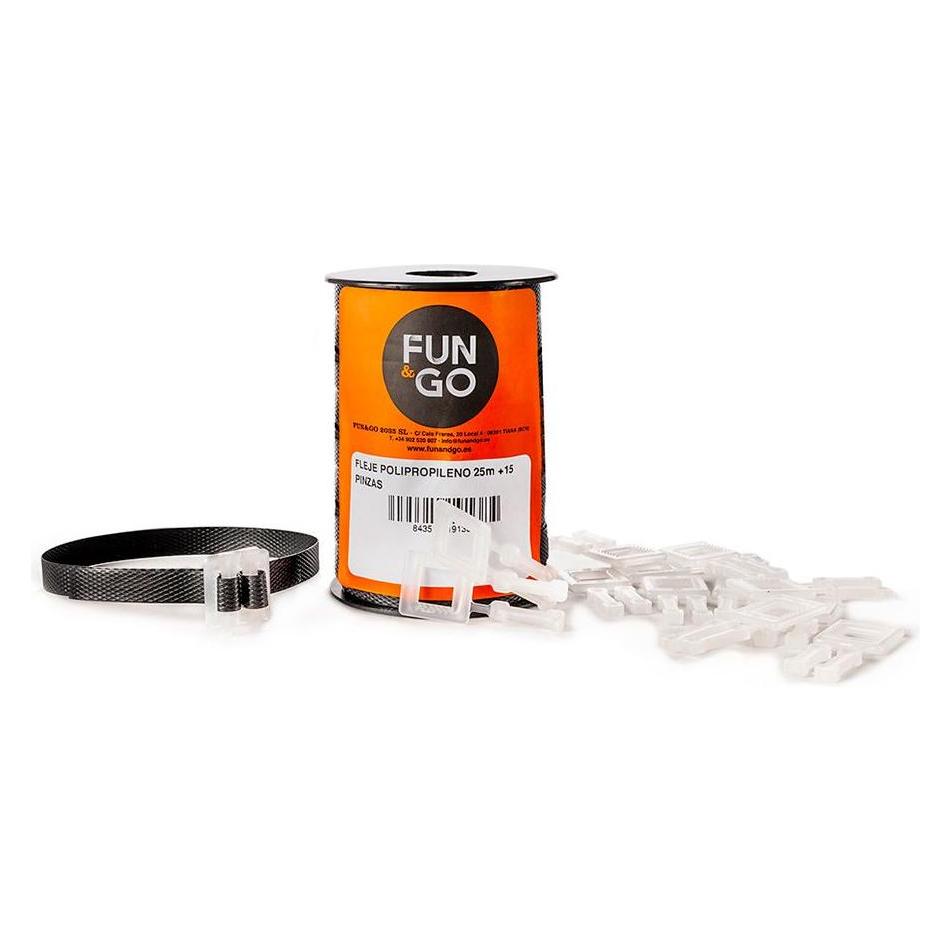 Fun & Go Polypropylene strapping 25 m + 15 pliers (15 Stk.) (49425541)