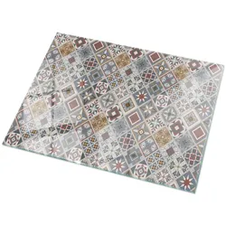 TISCHPLATTE 120x80 cm Mosaikmuster mit Ornamenten