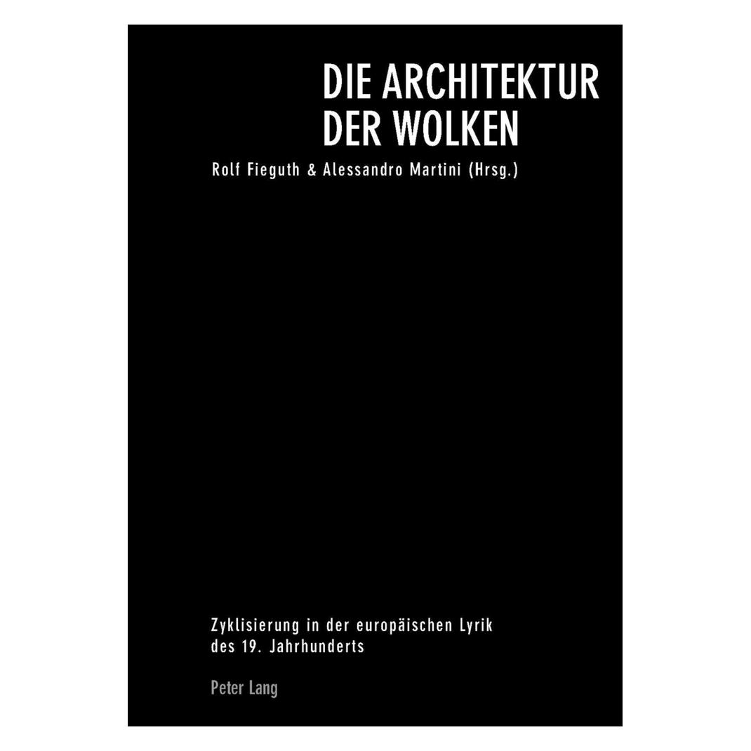 Peter Lang Die Architektur der Wolken (Deutsch, Softcover, Alessandro Martini, Rolf Fieguth) (56028044)
