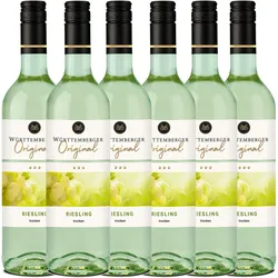 Württembergische WZG Württemberger Original Riesling Qualitätswein trocken 0,75L 6er Karton