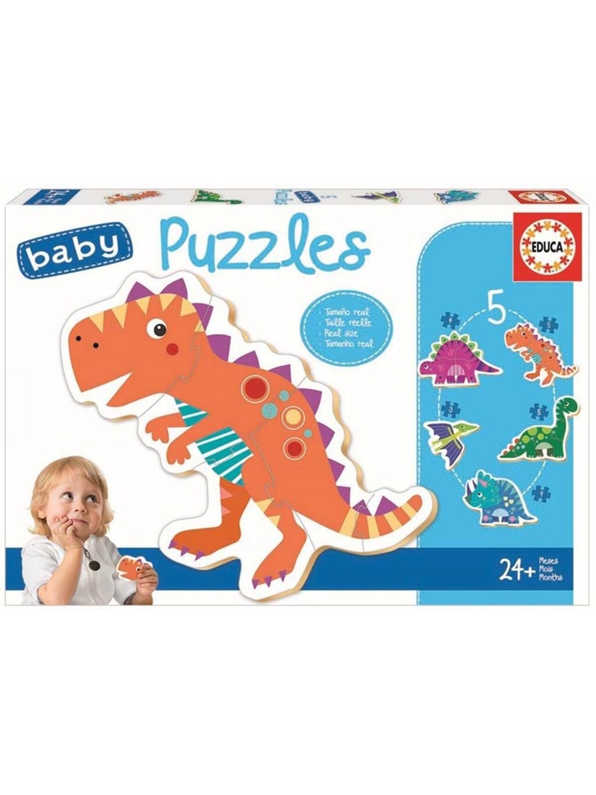 Educa Baby Puzzles 5 pcs Dinosaurs