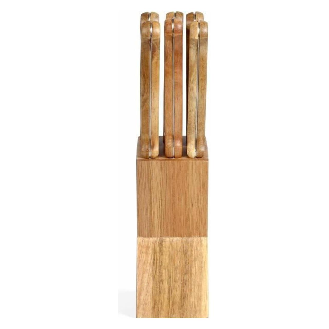 Livoo Set von 6 Steakmessern mit Messerblock (21115497)