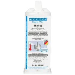 Easy-Mix Metal | Epoxid-Klebstoff zum Kleben von Metallteilen | 50 ml | grau