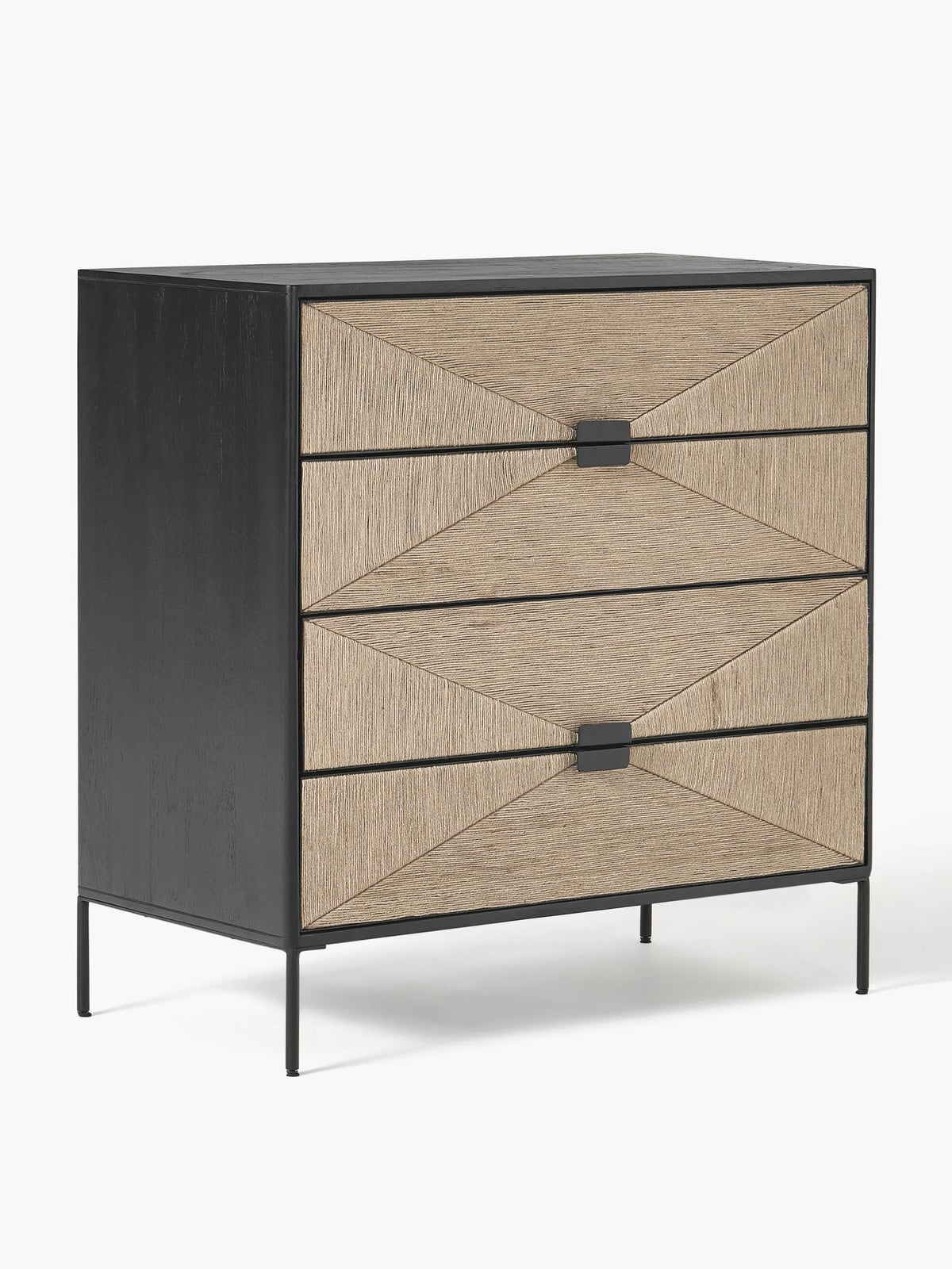 Westwing Collection Ladekast June van mangohout met soft-close lades
