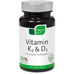 NICApur Vitamin K2 & D3 60 St Kapseln