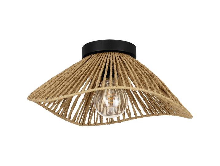 Eglo Deckenlampe Lavister Schwarz Stahl B 39 cm