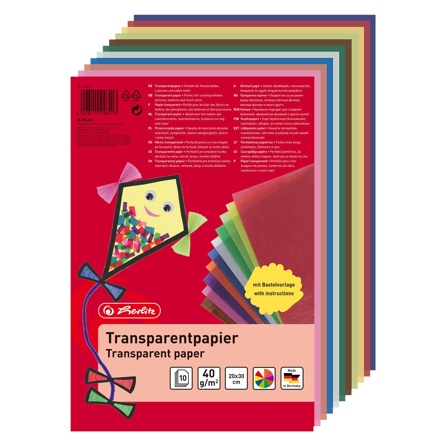 Herlitz Transparentpapier (40 g/m², 1x) (246413)