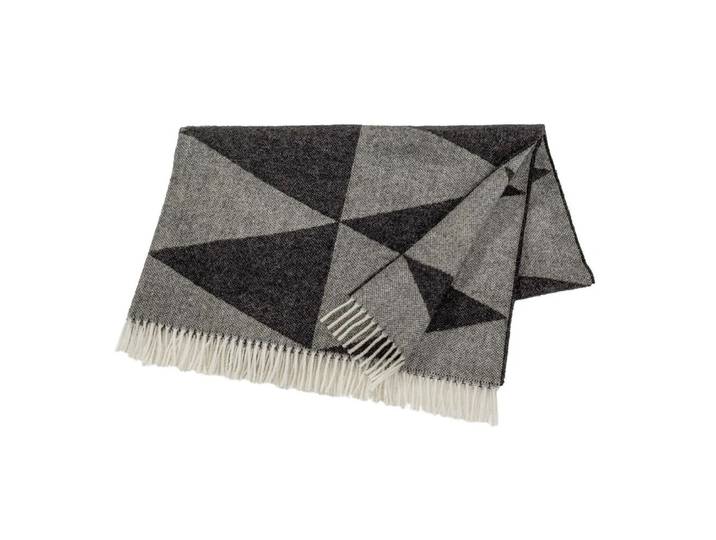 Scandi Living Plaid en laine Rime Charcoal