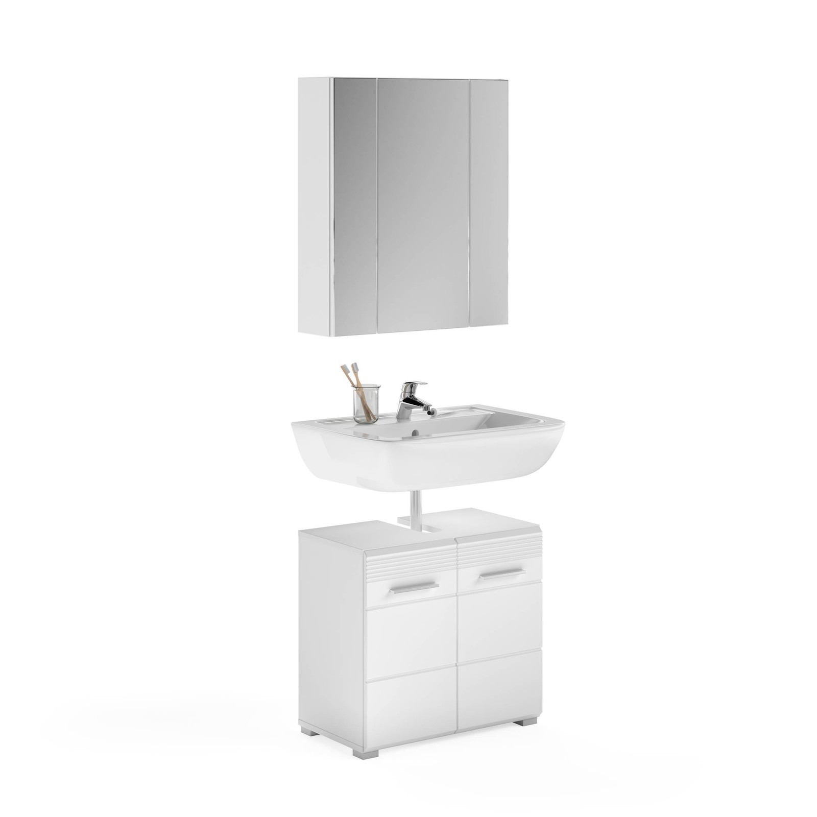 Linus badkamer L5 wit hoogglans