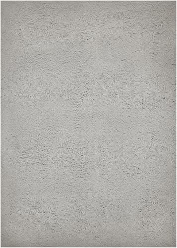 Andiamo San Paolo Hoogpolig Tapijt Grijs B: 60 cm, D: 130 cm