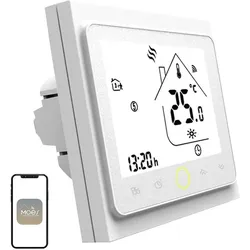 Moes BHT-002 WLAN-LCD-Thermostat, Thermostat, Weiss
