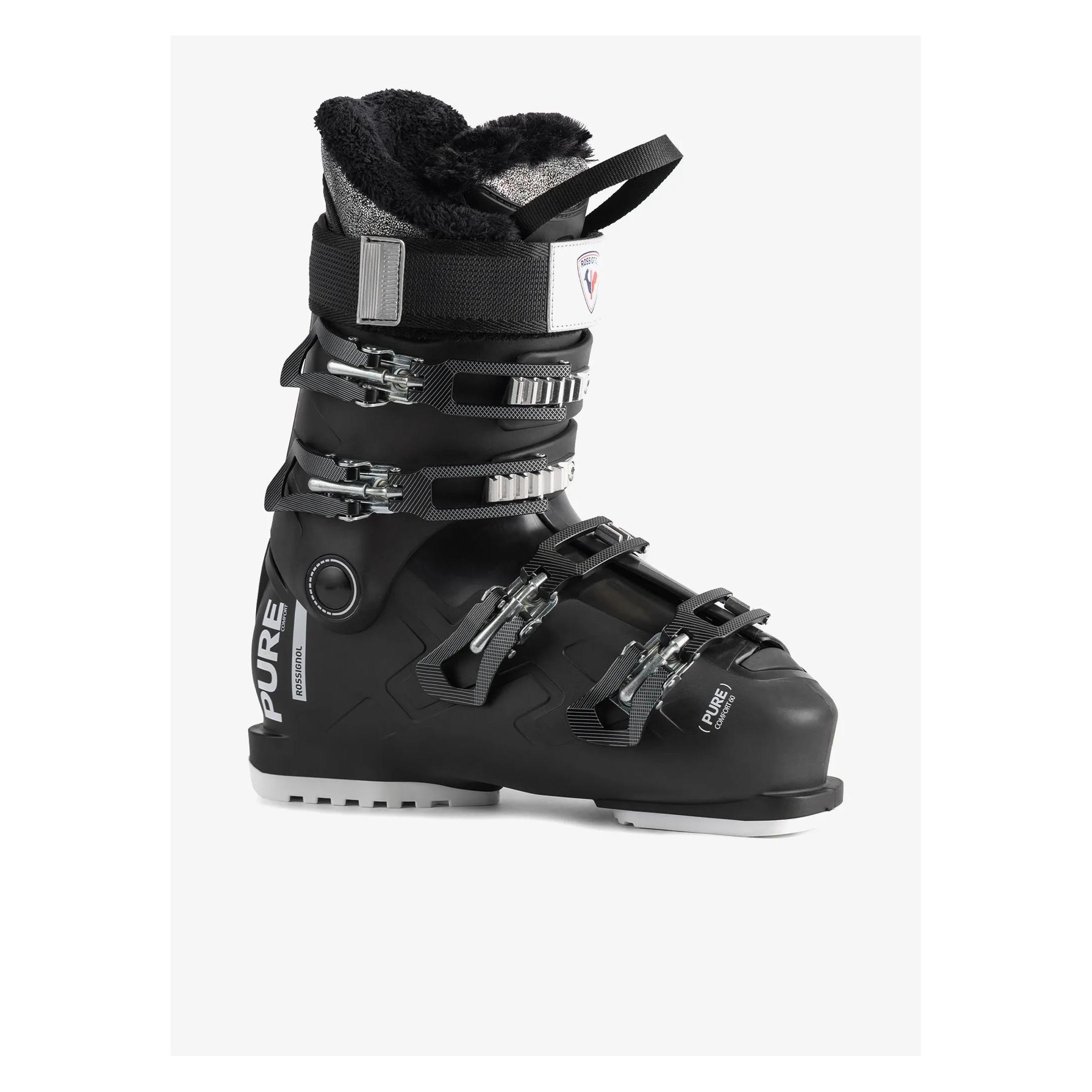 Rossignol Pure Comfort 60 Schwarze Damen-Skischuhe (25.5) (70052956)