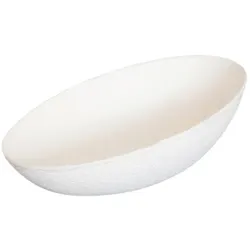 MONOUSO - Mini Teller Zuckerrohr Oval Ross 8x5cm (500 Stück)