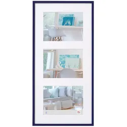 walther + design Lifestyle Galerie Bilderrahmen, 3X13X18, BLAU