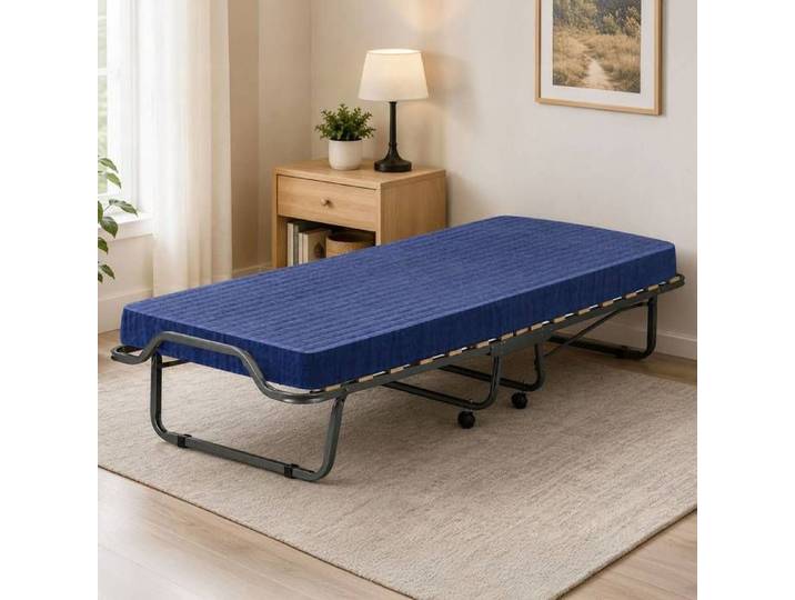 Lit Pliable Antonietto Talamo Italie en Plastique bleu