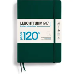 Edition 120 Notizbuch A5, gepunktet, Hardcover, 203 Seiten, waldgrün, 120 g/m2