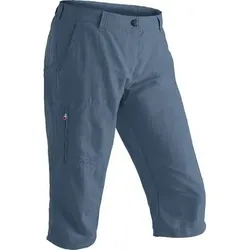 MAIER SPORTS Damen Caprihose Neckar, Größe 46 in Blau Blau