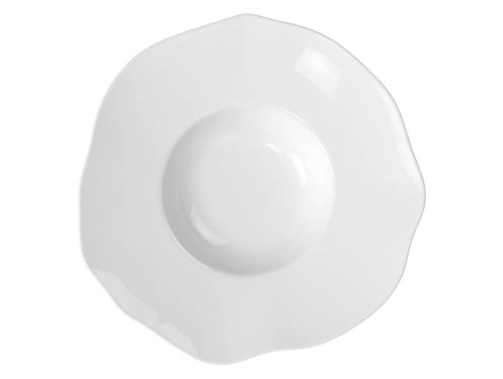 Villeroy & Boch Pastateller, Weiss, Keramik, Uni, organisch, hitzebeständig, Stossfest, robust, Geschirr, Teller, Pastateller