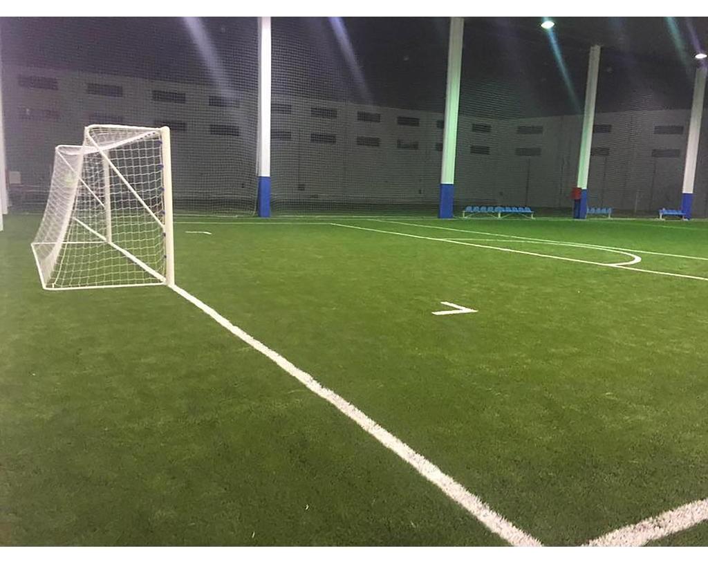 Set Fußballtore aus Metall mit vorgeschriebener Größe, festes 100-mm-Rohr