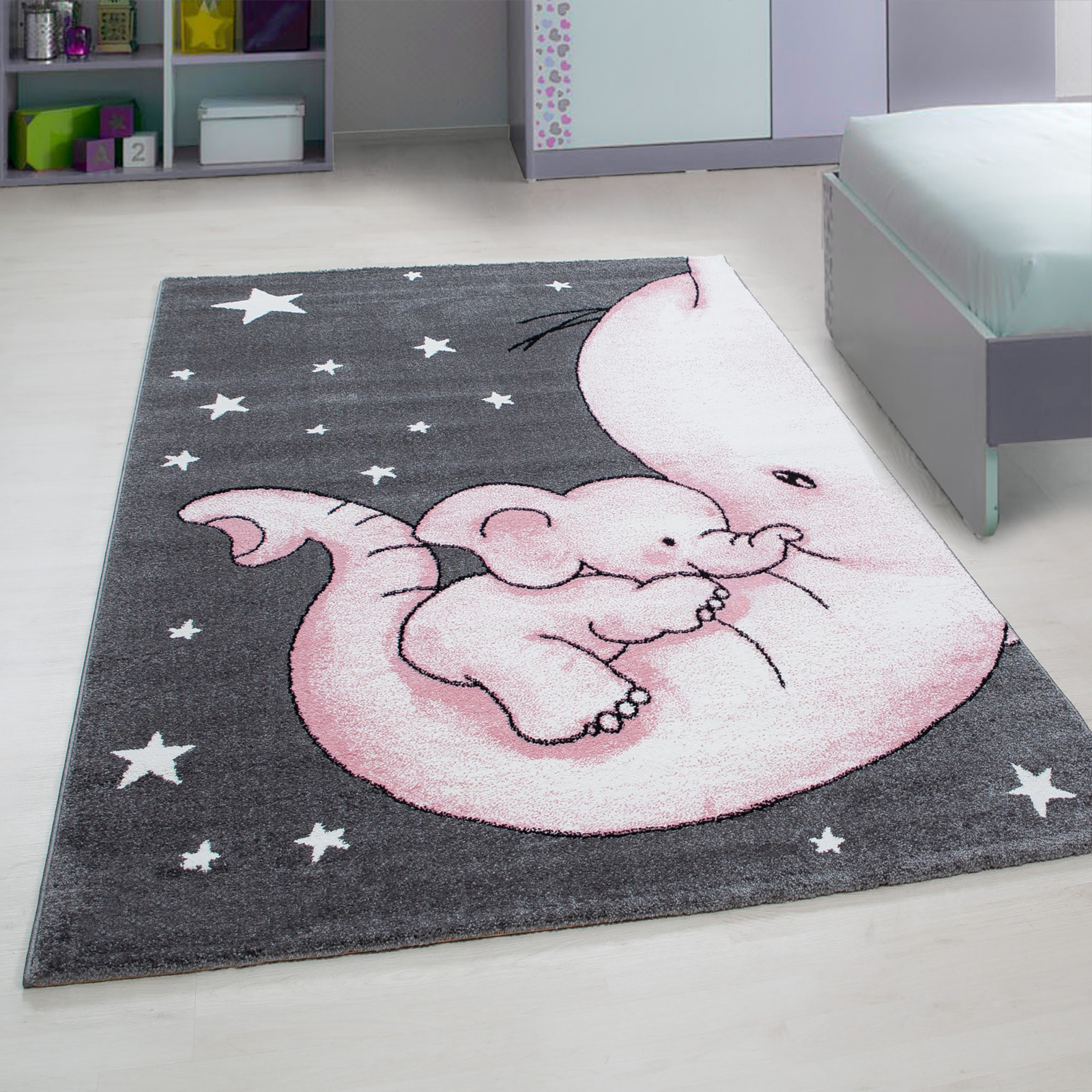 Ayyildiz Teppich Kinderkleed Olifant Roze Rechthoek