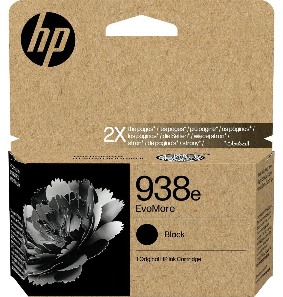 HP 938e EvoMore Originele Inktcartridge XL Zwart - 1 stuk