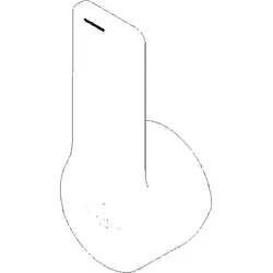 Dornbracht Hebel mit Schrägen 092096013-00 chrom