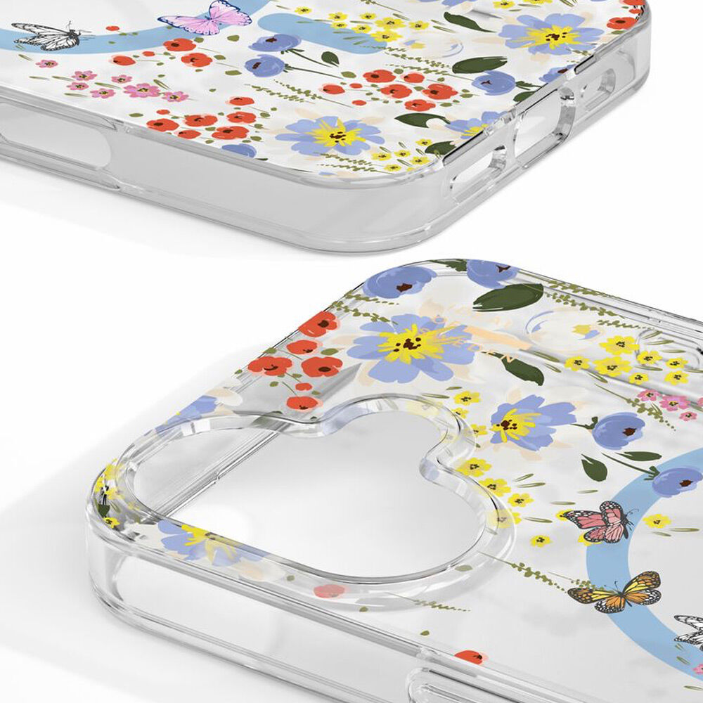 Apple iPhone 16 iDeal of Sweden Clear Magsafe Suojakuori, Artistic Garden