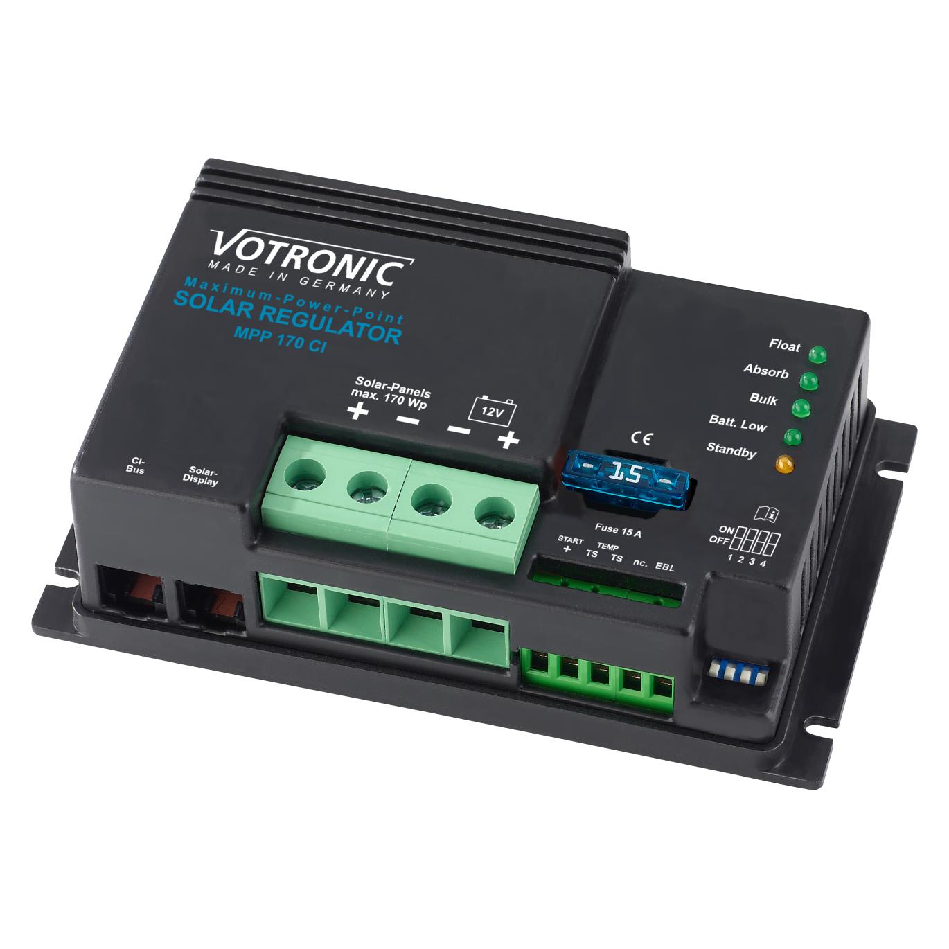 Votronic 11712 MPP 170 CI 10A MPPT Solarladeregler 12V (1712)